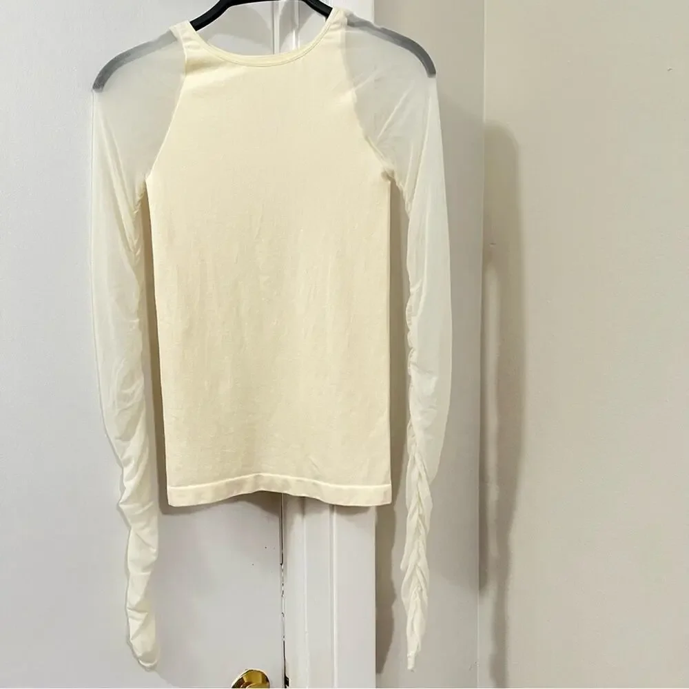 Free People Scrunch Sleeve Seamless Size Extra Small / Small